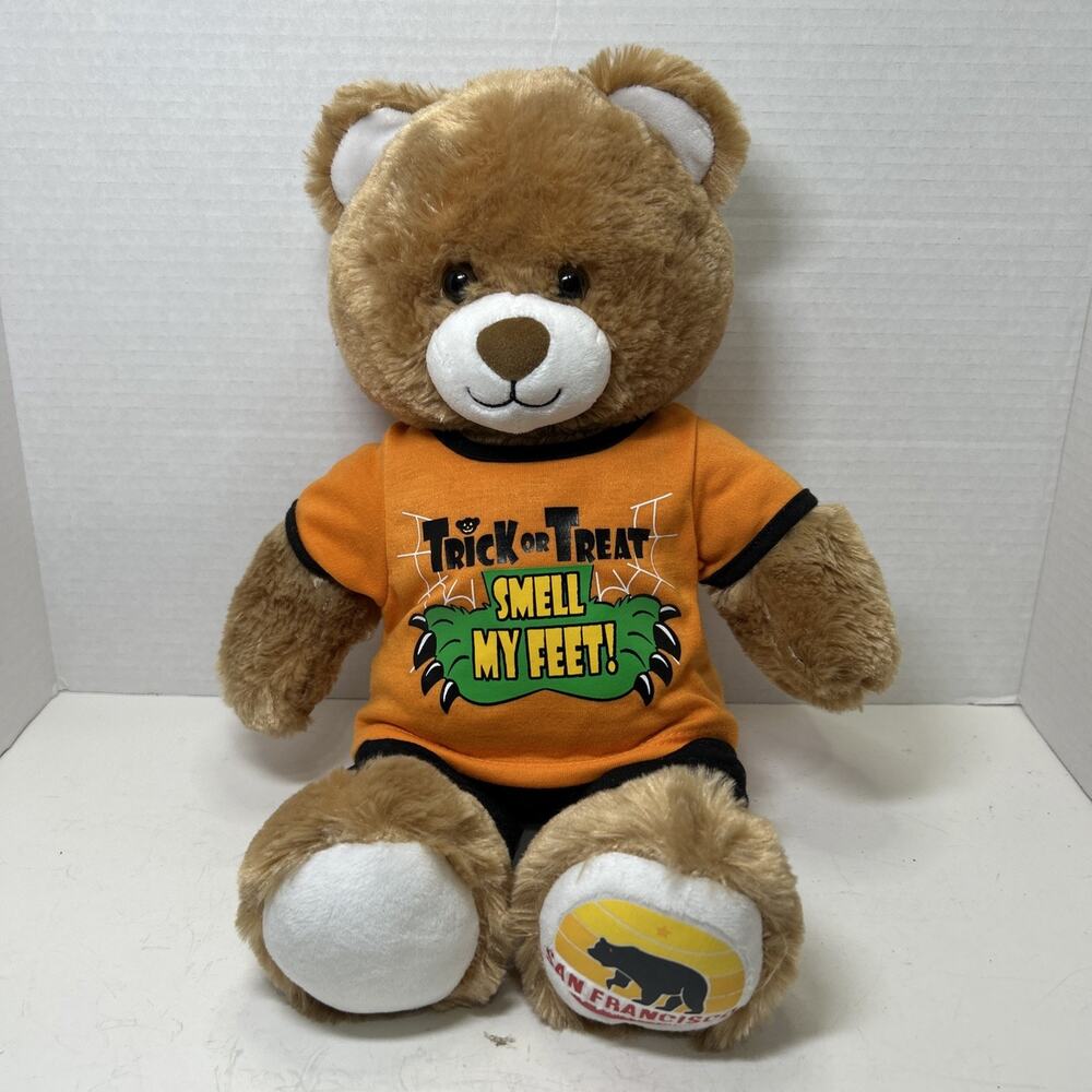 Build a Bear Trick Or Treat Smell My Feet Halloween Outfit On SF Brown Bear